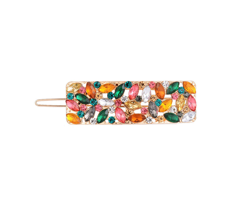 Multi-colour Rectangular Hairclip