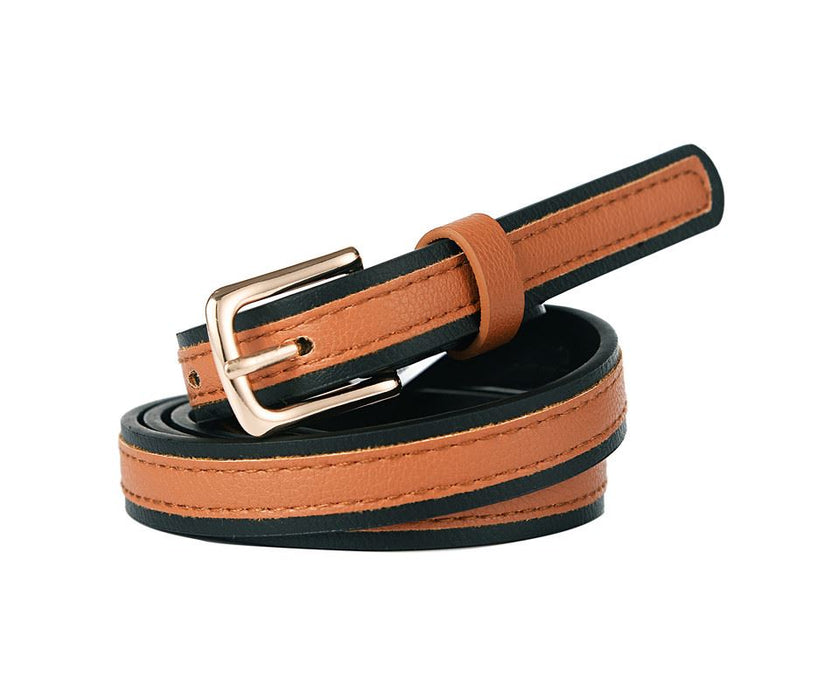 Tan with black edges belt - M/L